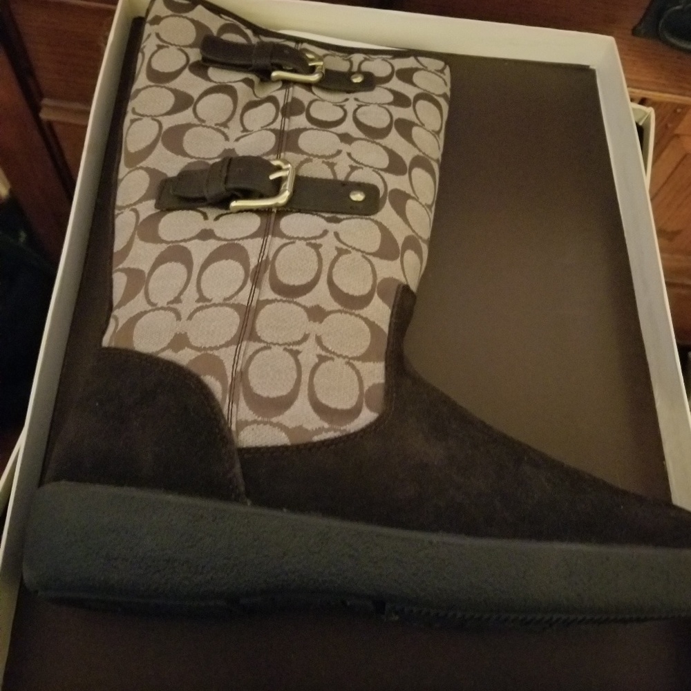 Coach high boots